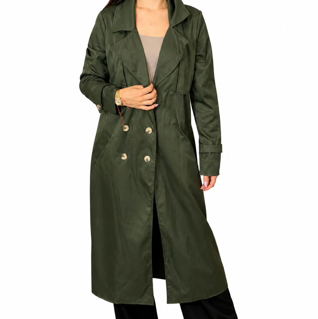 Ilgas paltas su dirželiu - Image 4